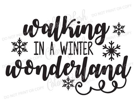 Download Walking in a Winter Wonderland SVG Cut Files Cameo